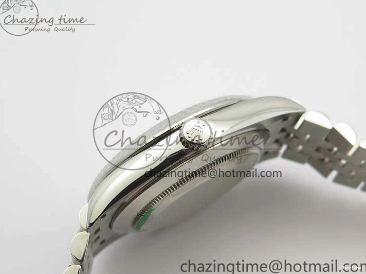 MiroTime 0325 SoftTouch DateJust 228238 SS Noob 1:1 Best Edition Blue Dial Diamond On Jubilee Bracelet A 3498